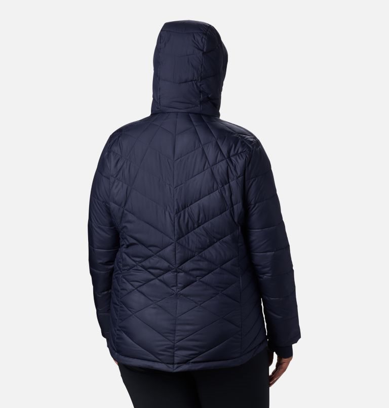 Women's Columbia Heavenly Hooded Jackets Navy | Plus Size CA-O83A6